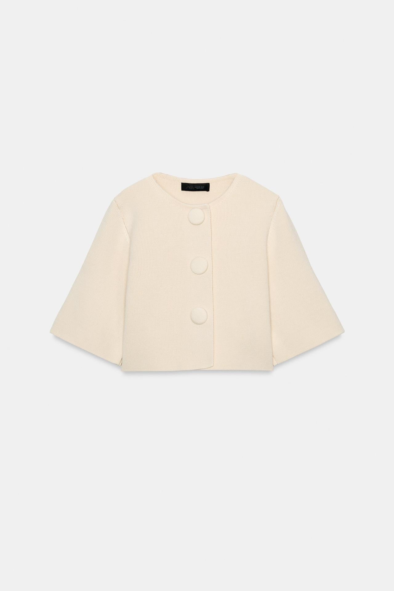 Ivory Muse Cropped Vest