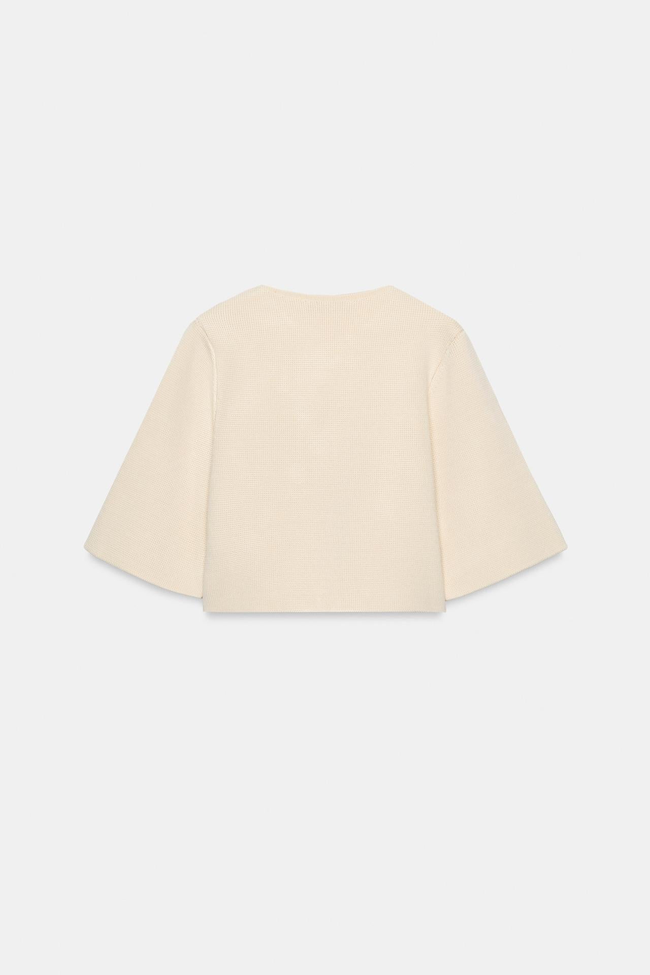 Ivory Muse Cropped Vest
