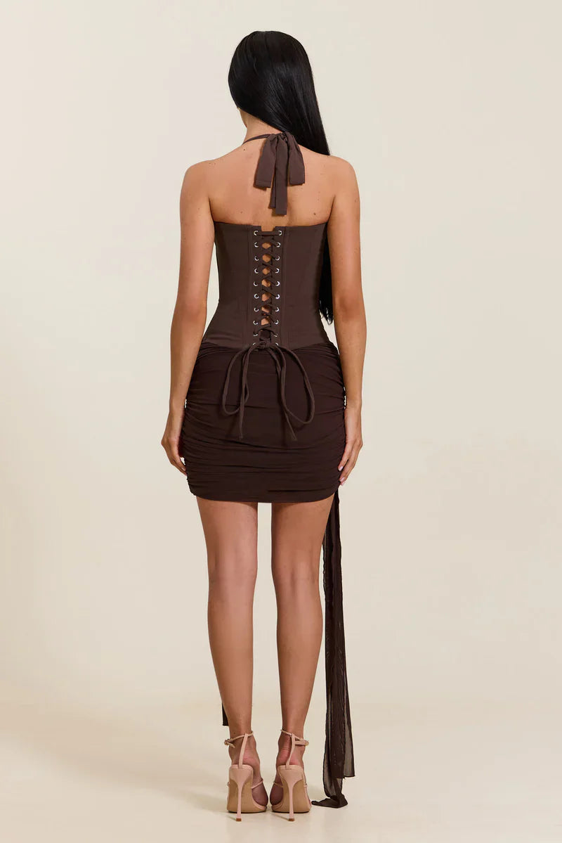 Cocoa Corset Top