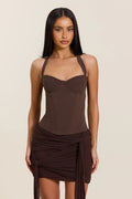 Cocoa Corset Top