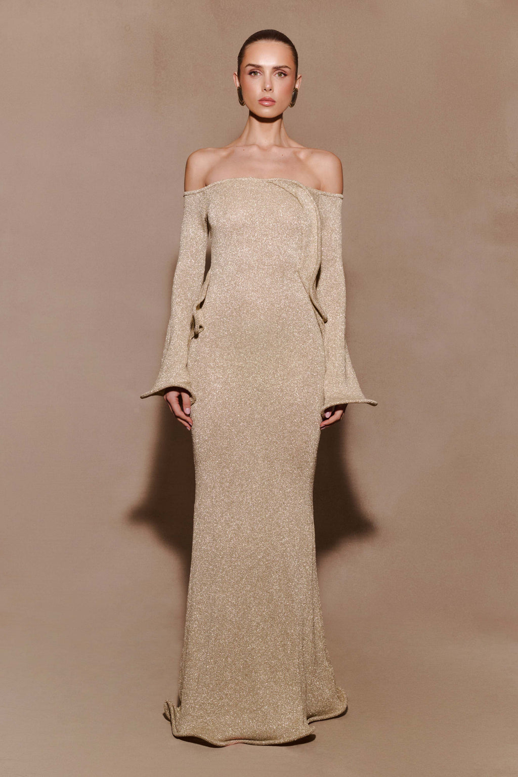 Golden Whisper Dress