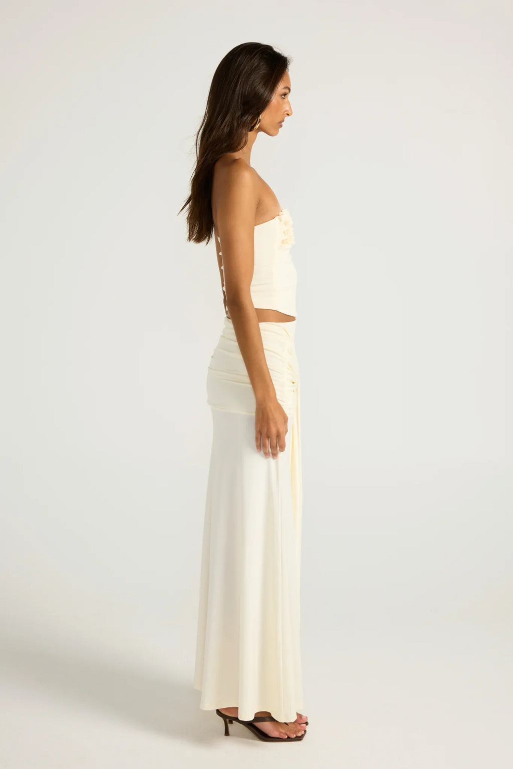 Ivory Rosette Maxi Set