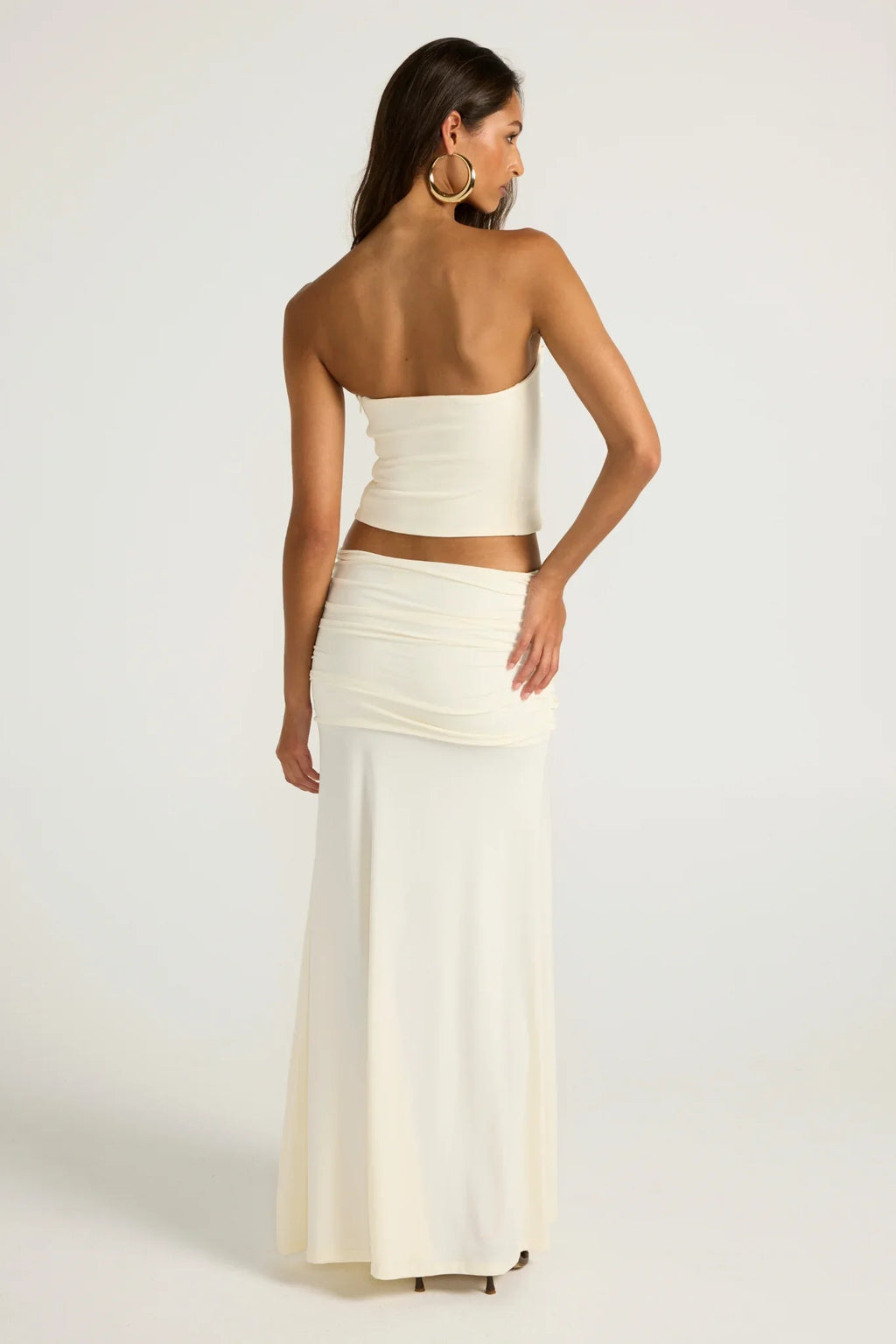Ivory Rosette Maxi Set