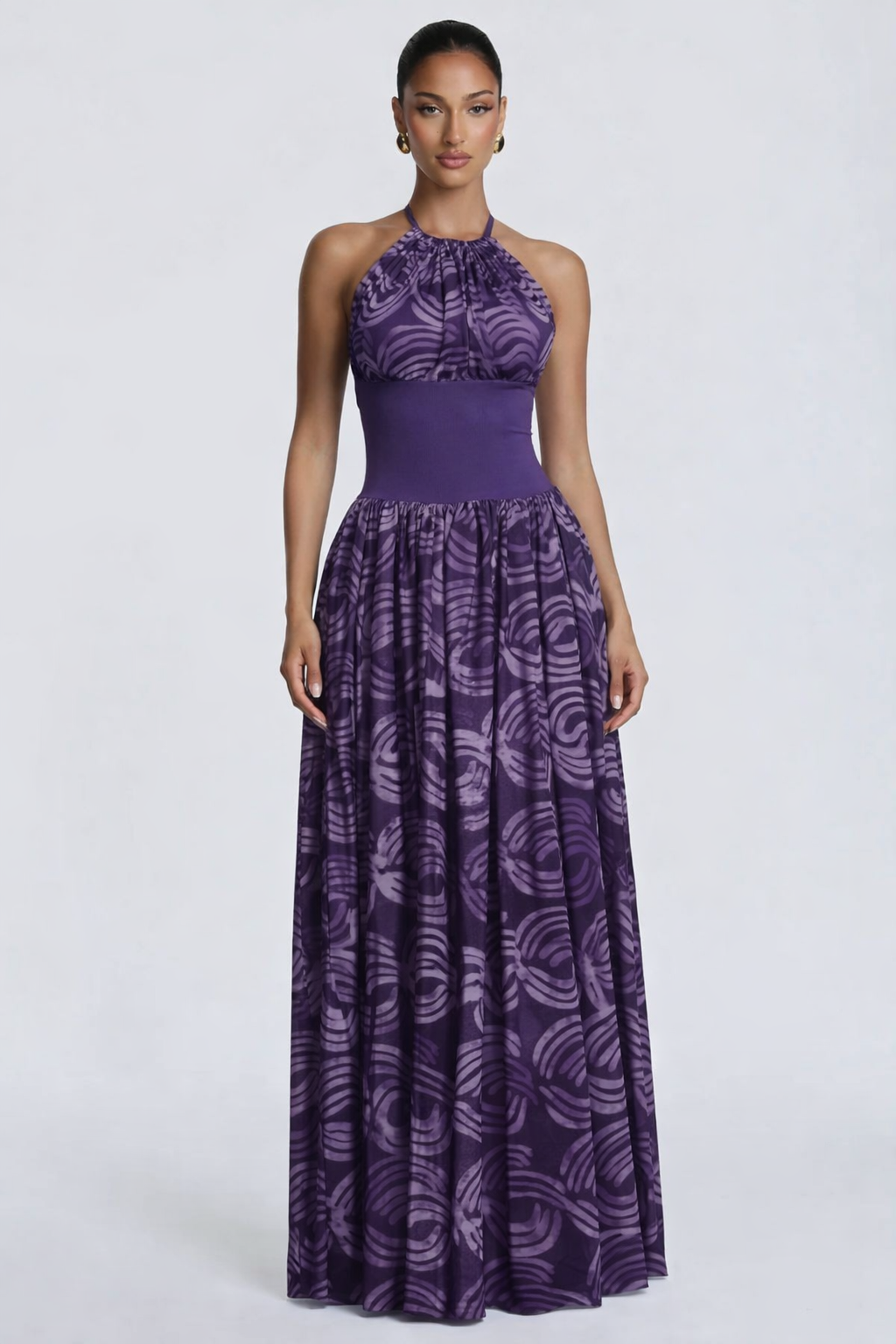 Royal Aura Maxi Dress