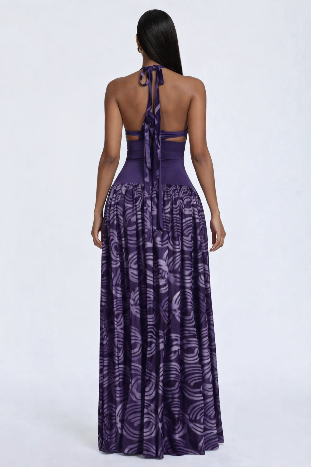 Royal Aura Maxi Dress