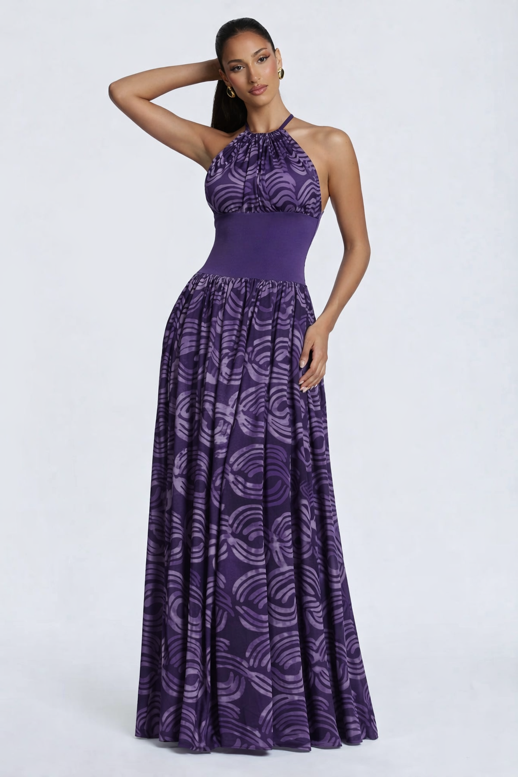 Royal Aura Maxi Dress