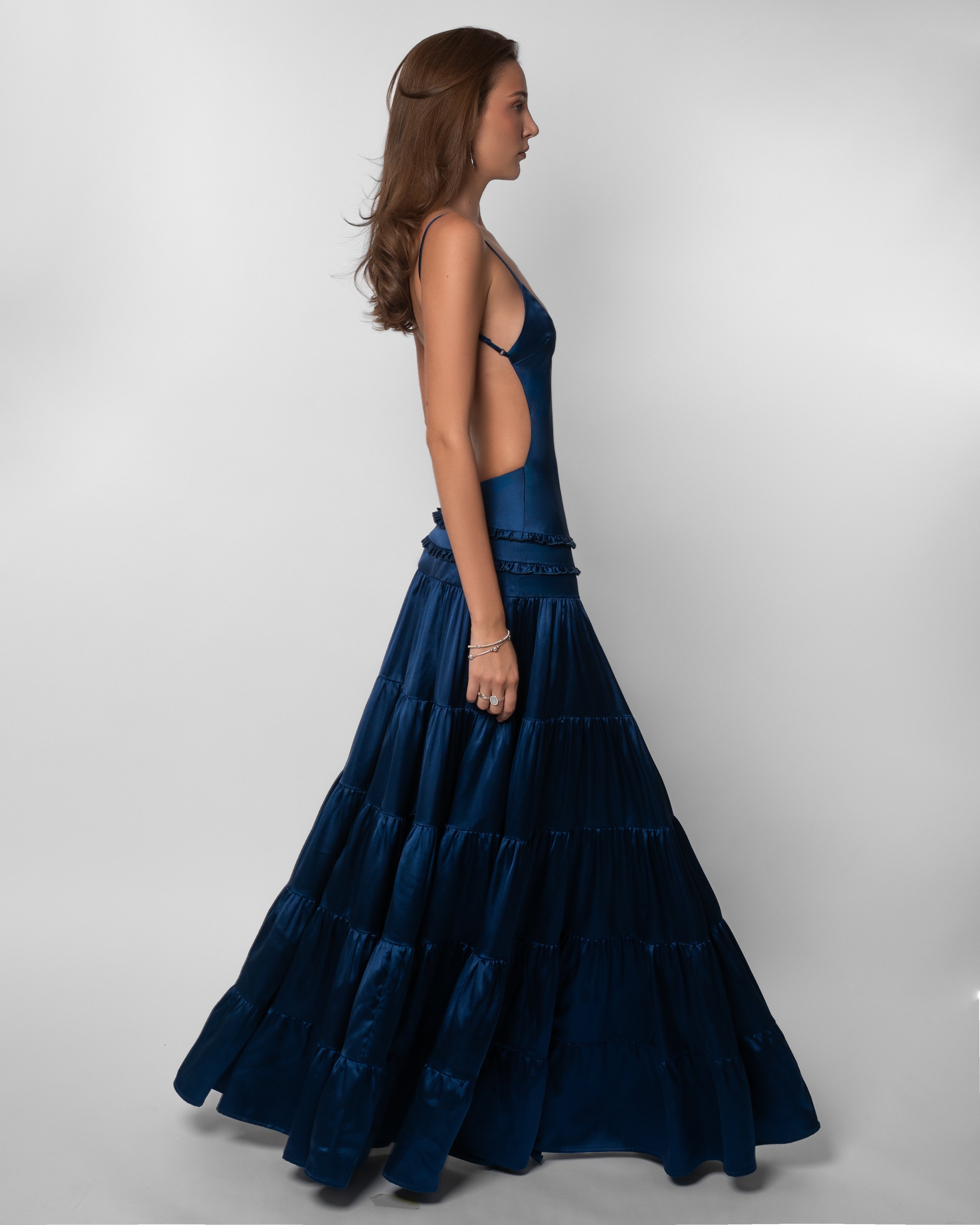 Midnight Flow Maxi Dress