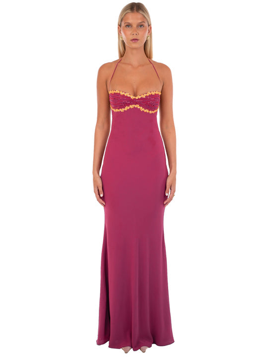 Rosé Riviera Gown