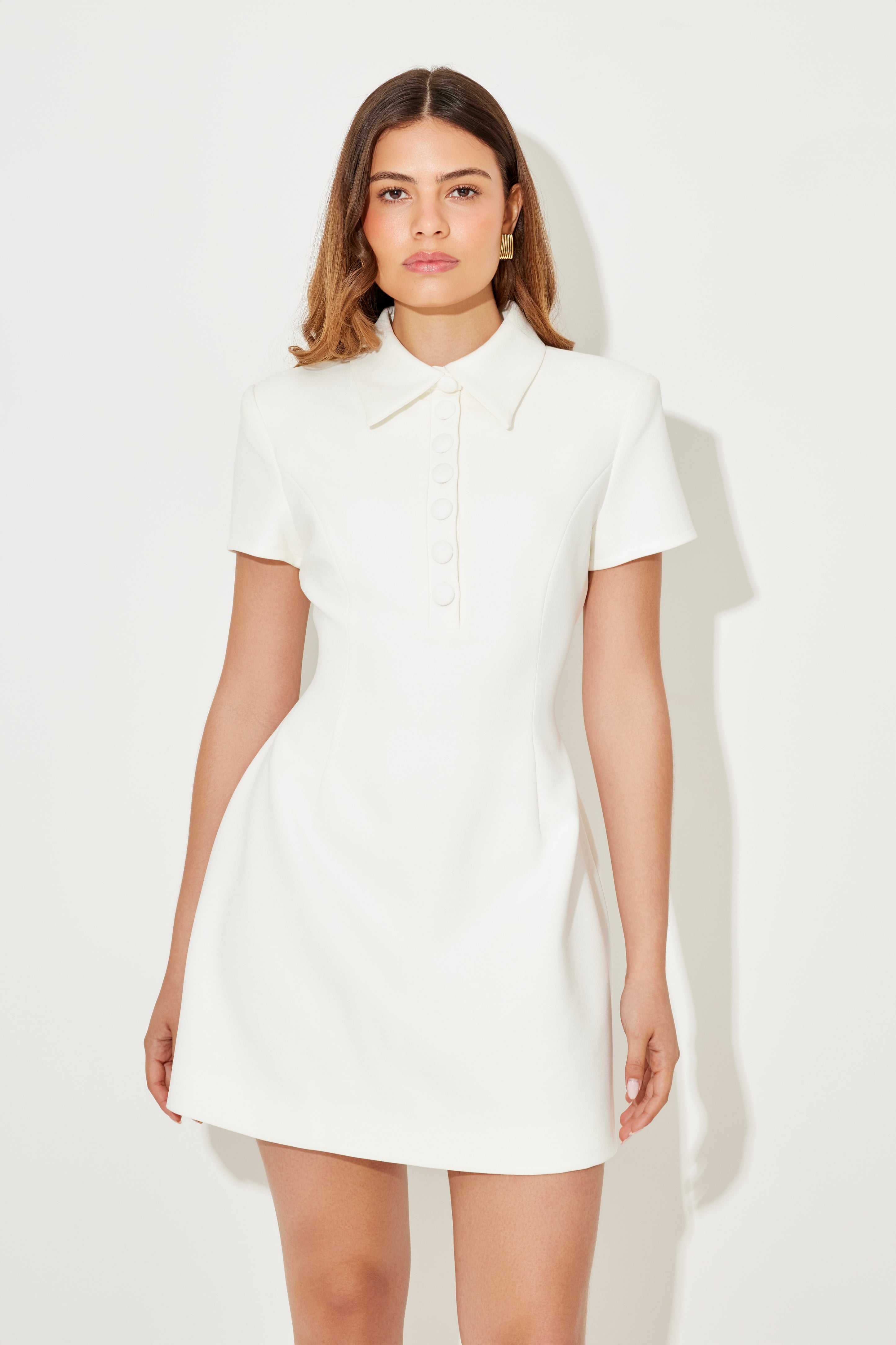 Ivory Grace Mini Dress