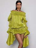 Lime Dream Mini Dress