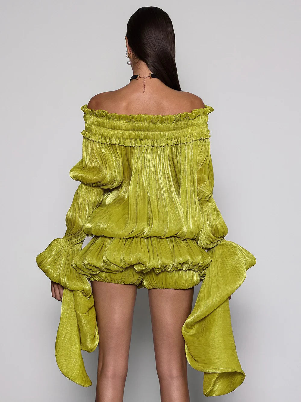 Lime Dream Mini Dress
