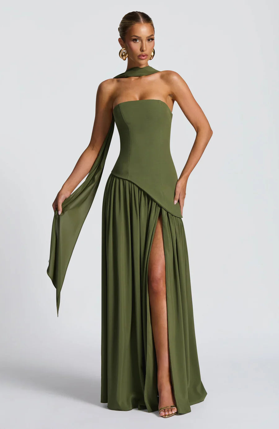 Olive Muse Maxi Dress
