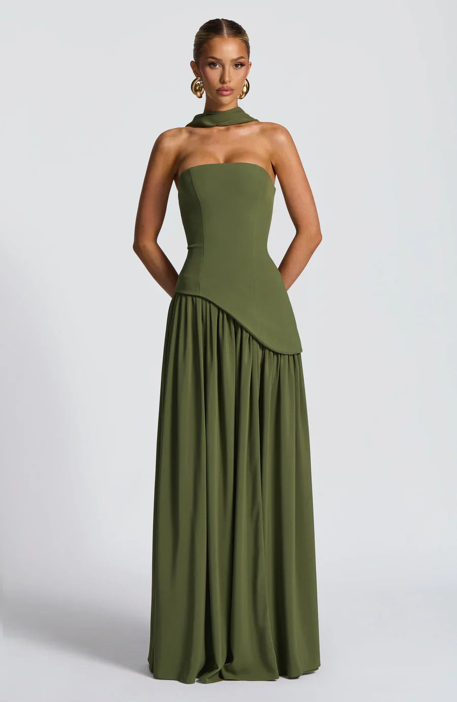 Olive Muse Maxi Dress