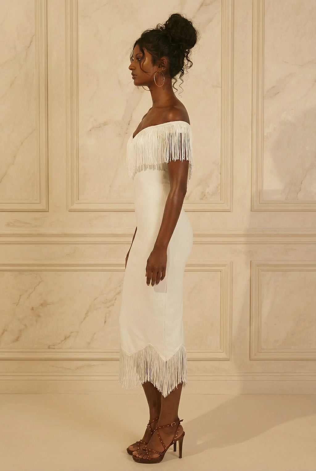 Midnight Fringe Dress