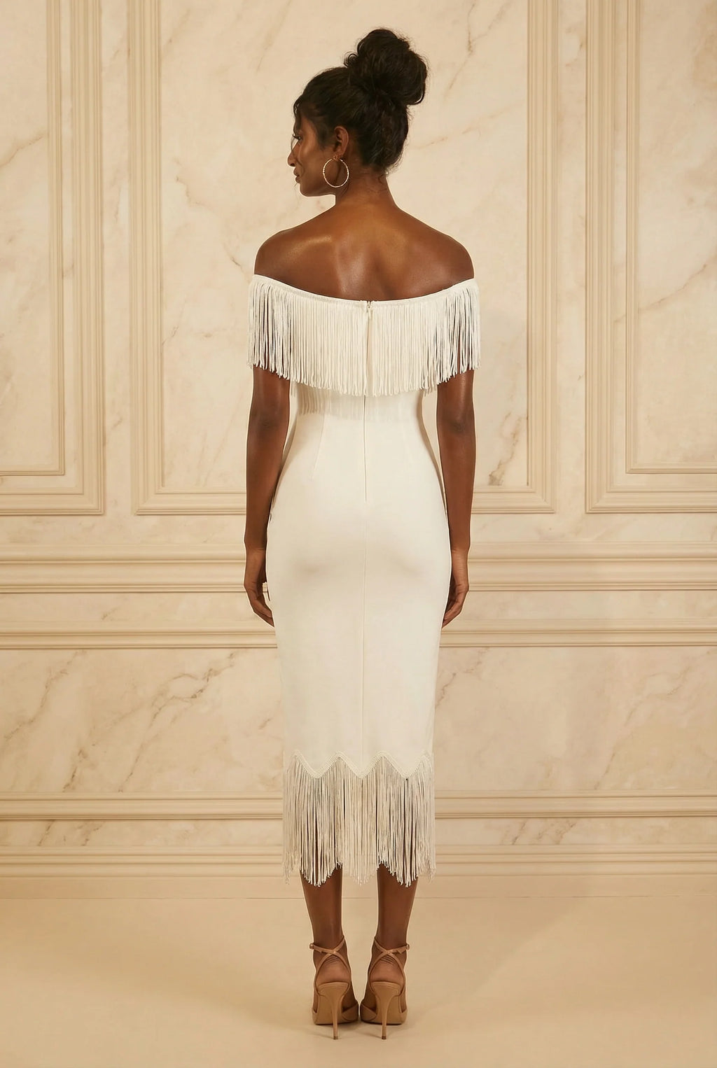 Midnight Fringe Dress